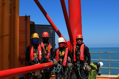 海上測風塔儀器安裝