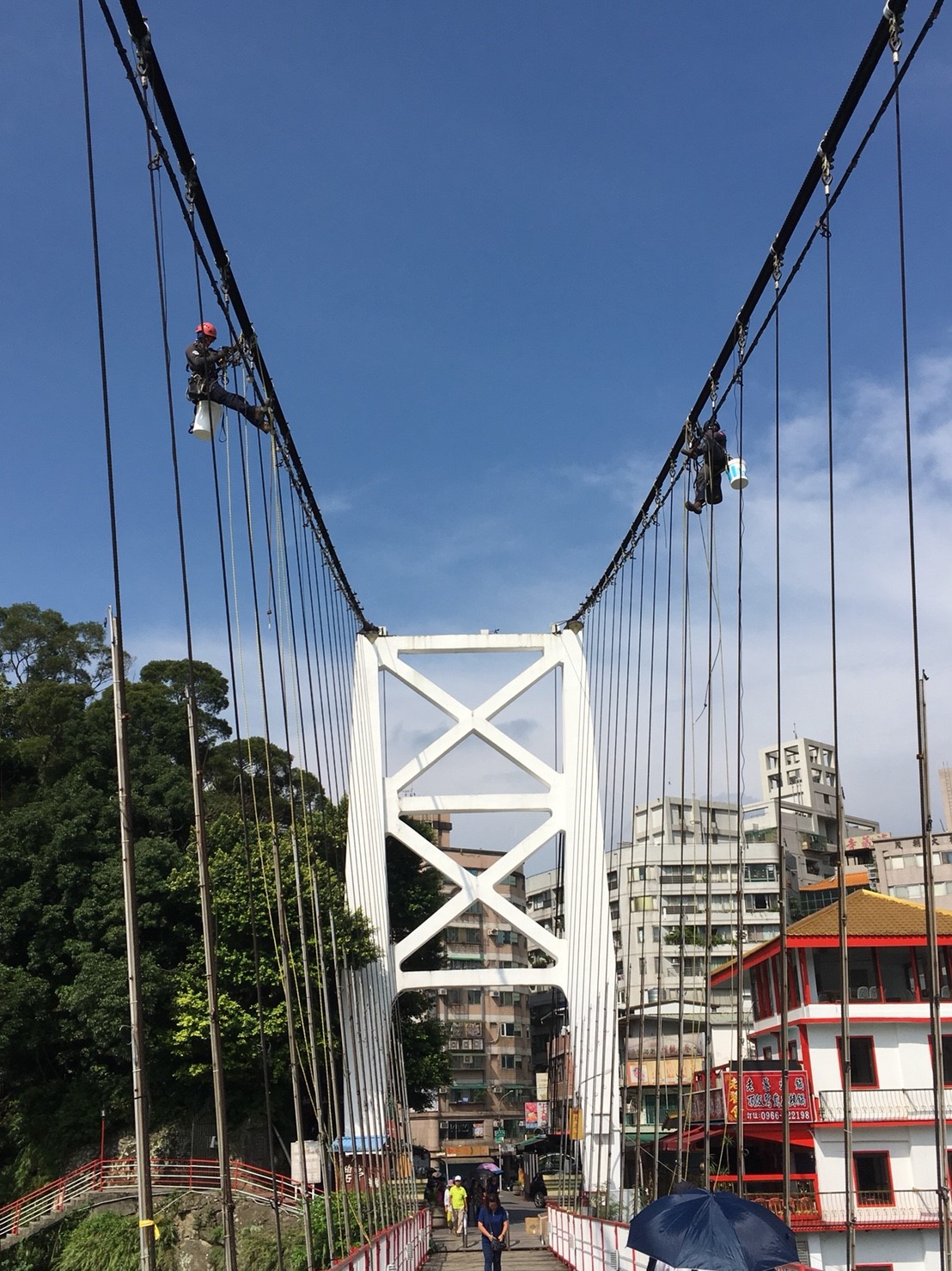 碧潭吊橋燈飾光源安裝