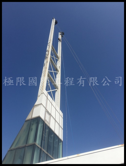 【台南】富邦金融大樓避雷針更新工程