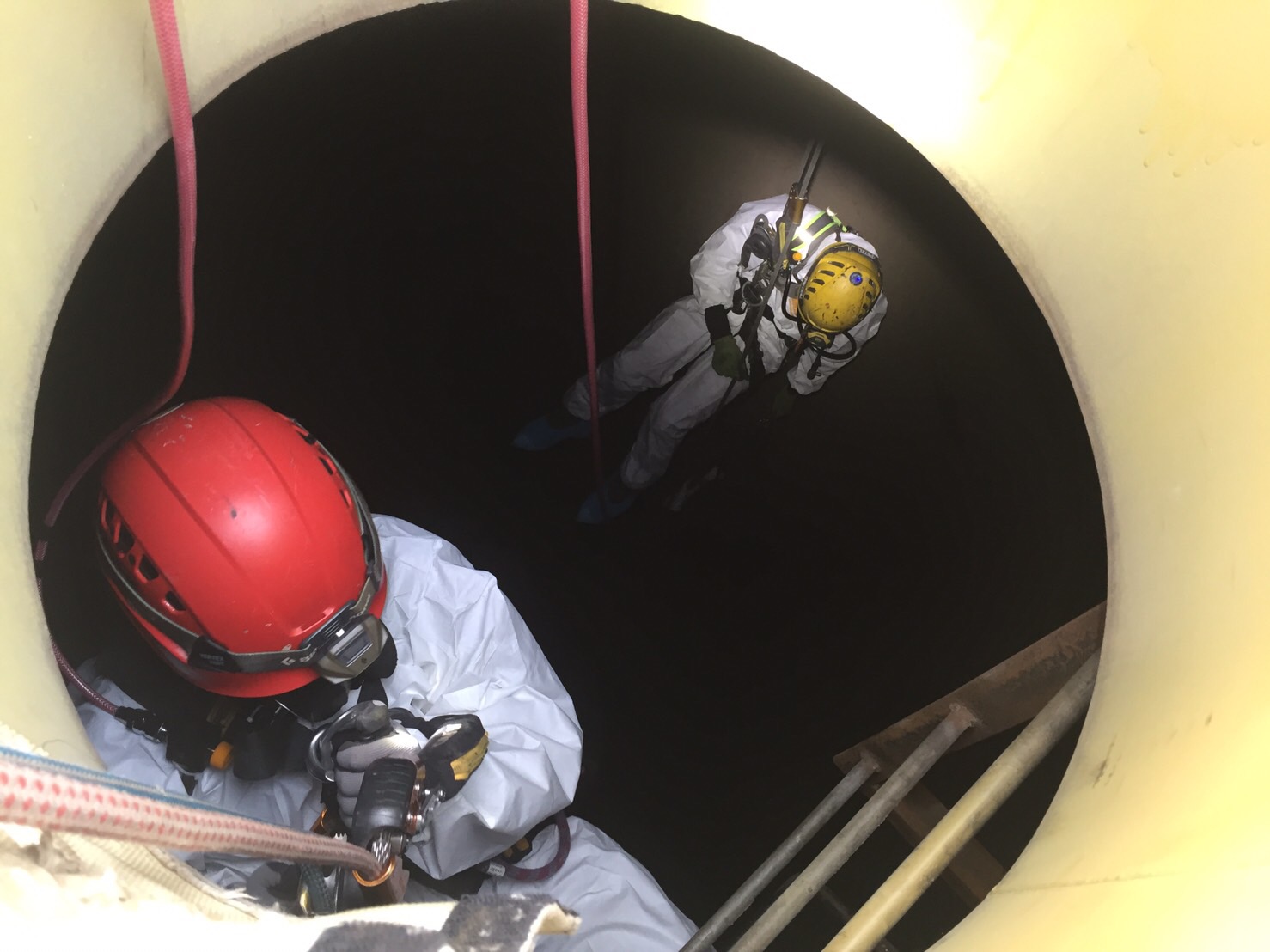 大型桶槽、局限空間作業