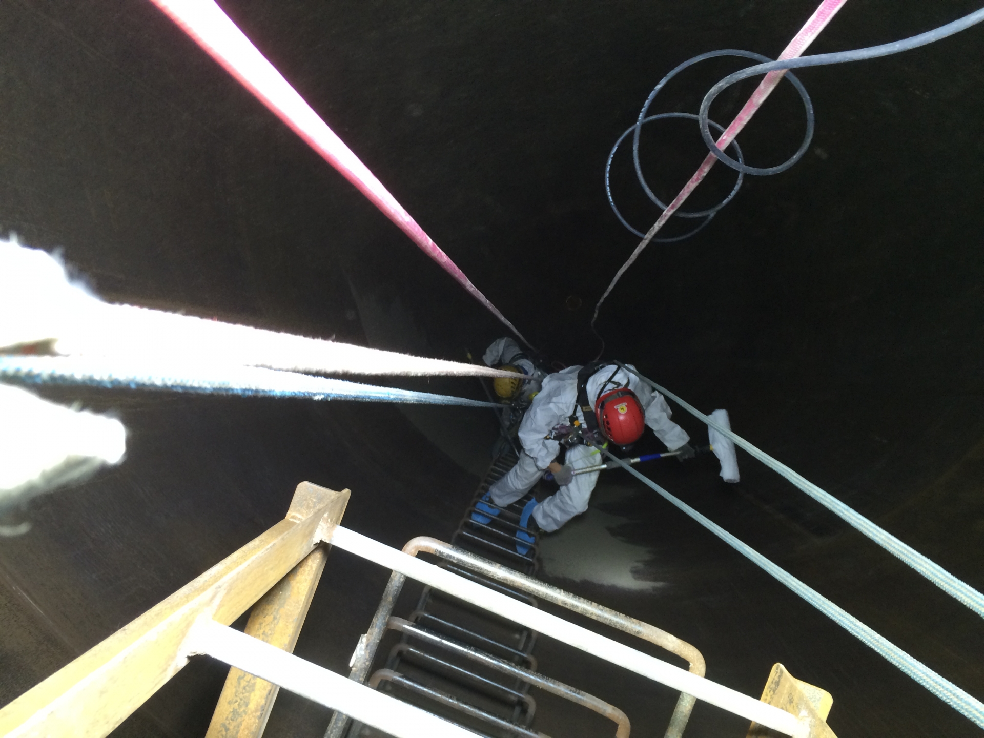 大型桶槽、局限空間作業