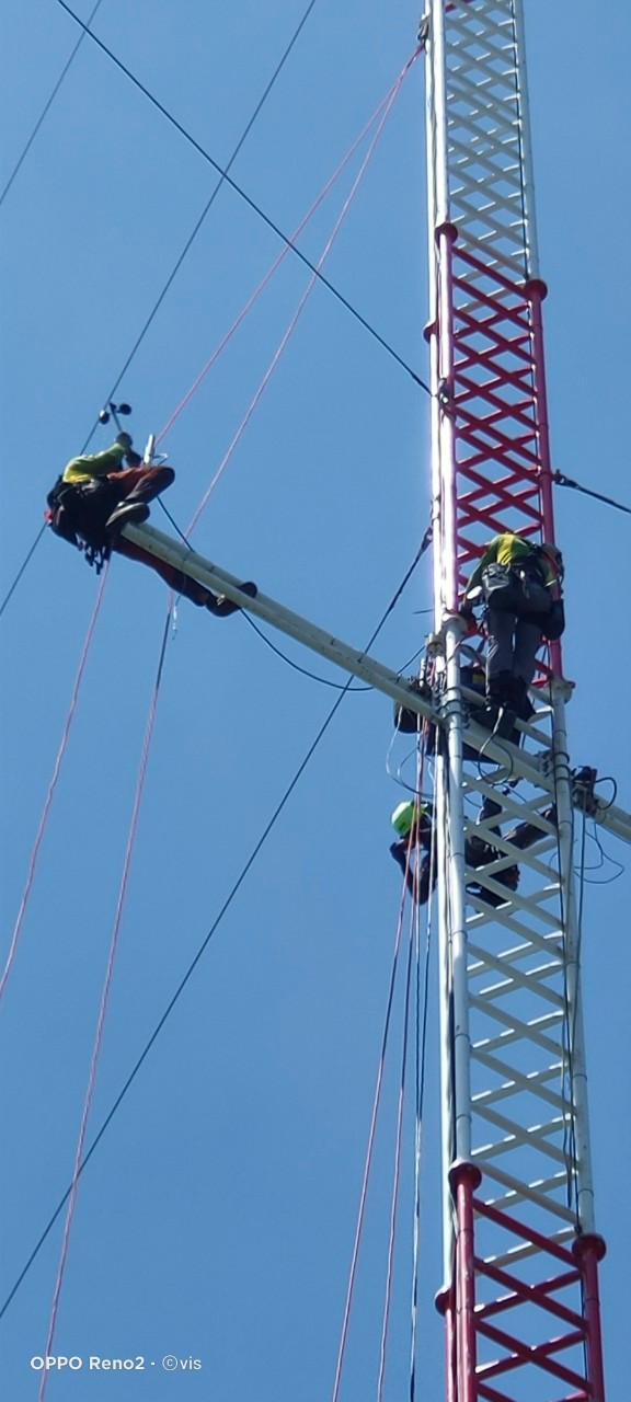 雲林陸上測風塔風速計更新