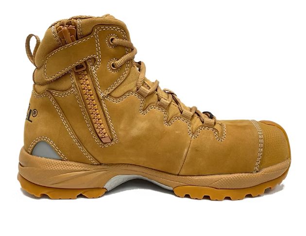 金翅靴 Gold Finch 側拉鍊防水絕緣安全鞋-金色 3