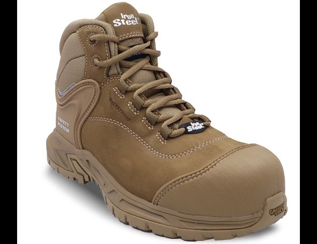 駱駝靴 Camel 側拉鍊防水抗靜電安全鞋 2